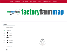 Tablet Screenshot of factoryfarmmap.org